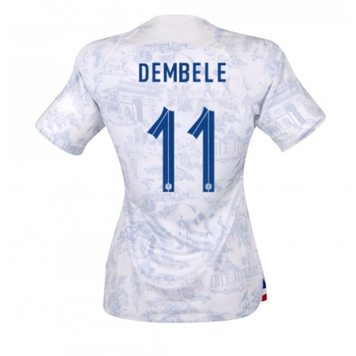 Dres Francuska Ousmane Dembele #11 Gostujuci za Žensko SP 2022 Kratak Rukav